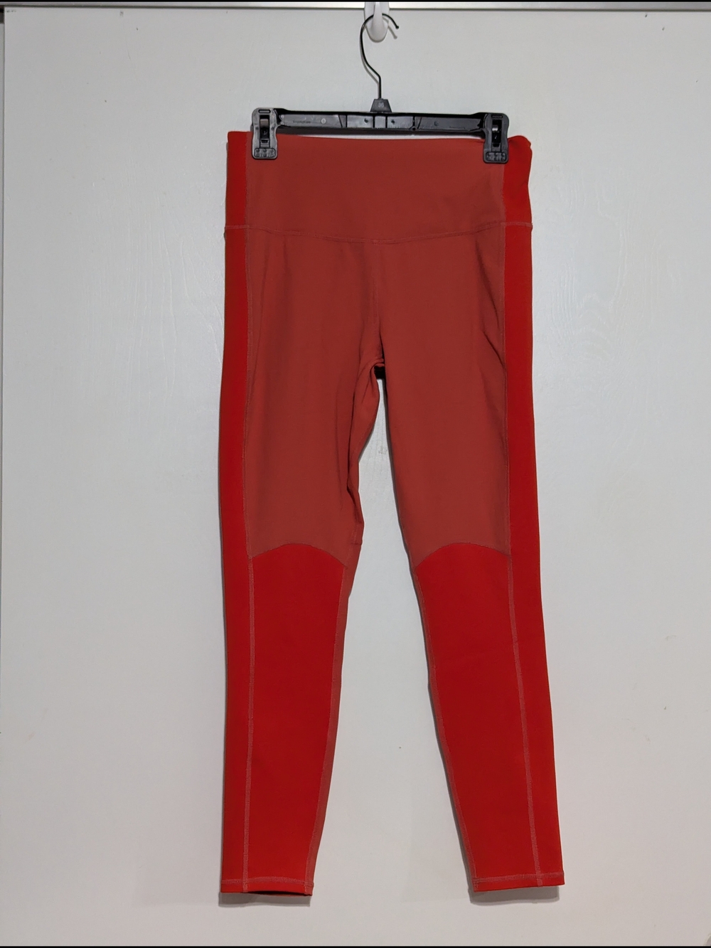 FP Movement by Free People Two-Tone Red Colorblock Leggings